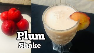 Plum Milkshake 🍒| Healthy Smoothie  Recipe | Simple and Tasty Plum Shake