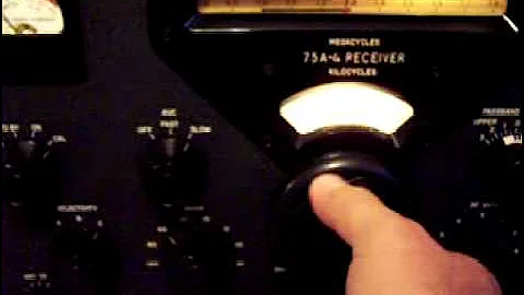 Collins 75A-4 receiver - One of the best 1950's era Ham Radio Receivers