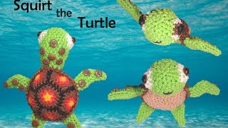 Sea Turtle Loomigurumi Amigurumi Part 1 Rainbow Loom Band Crochet Hook Only Squirt Finding Nemo Dory