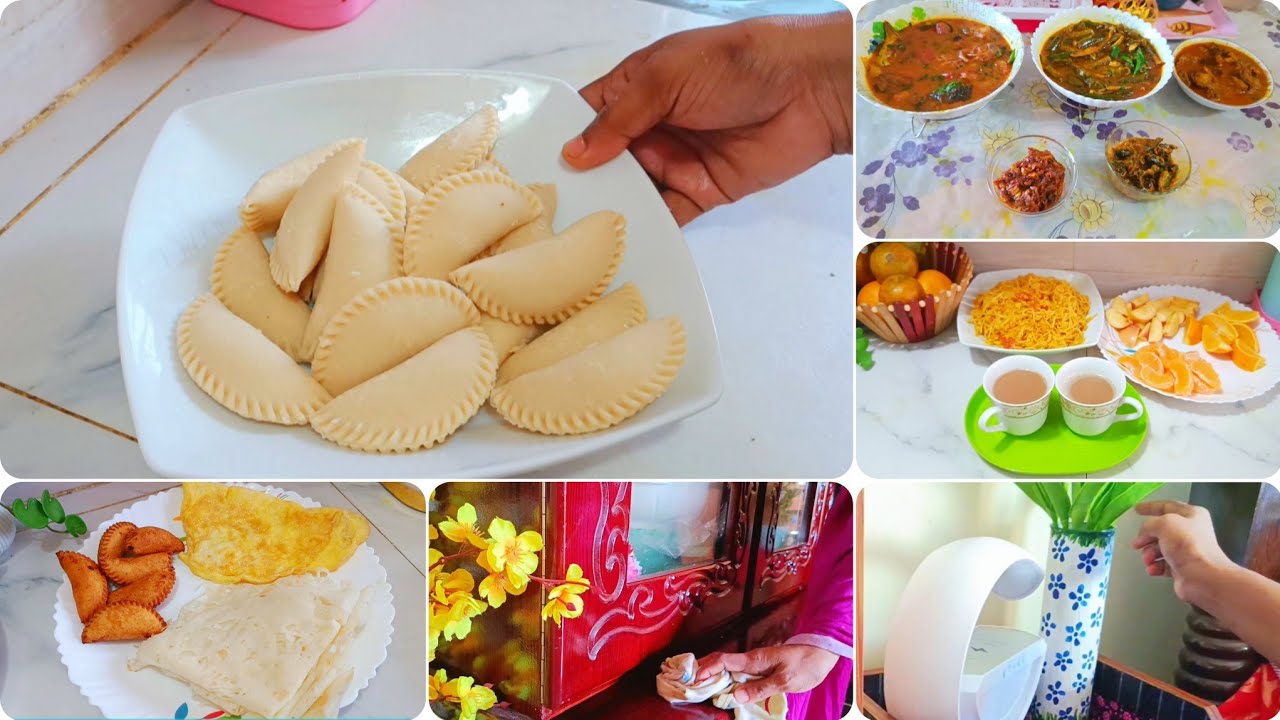 ব্যস্ততার মাঝে ও সংসারের কাজগুলো একটু একটু করে শেষ করছি, 