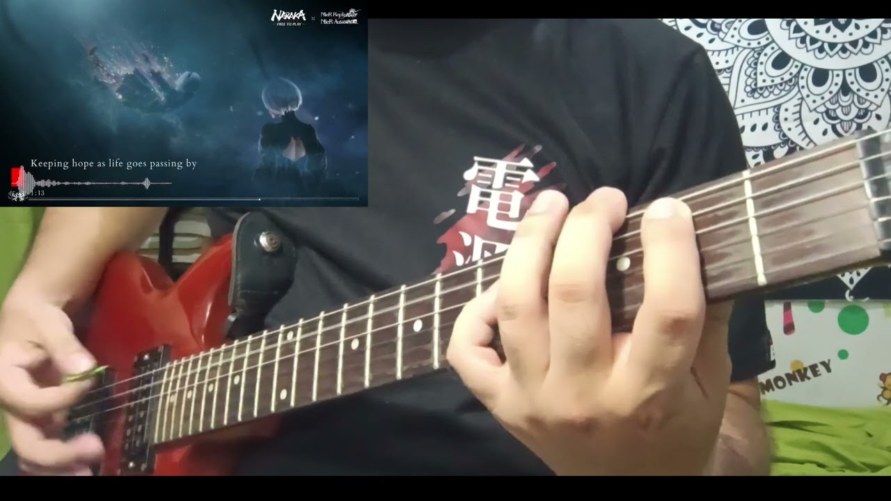 The Flame of Fate   NARAKA  BLADEPOINT x NieR Main Theme   Guitar Cover (EN Ver.) - Guitar Cover