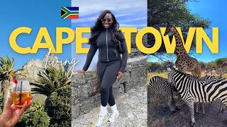 CAPE TOWN TRAVEL VLOG: Safari adventure, Table Mountain, ATVing, the best food, Amapiano nightlife