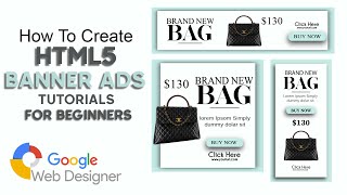 How to create html5 banner ads in google web designer | Gfx Designs