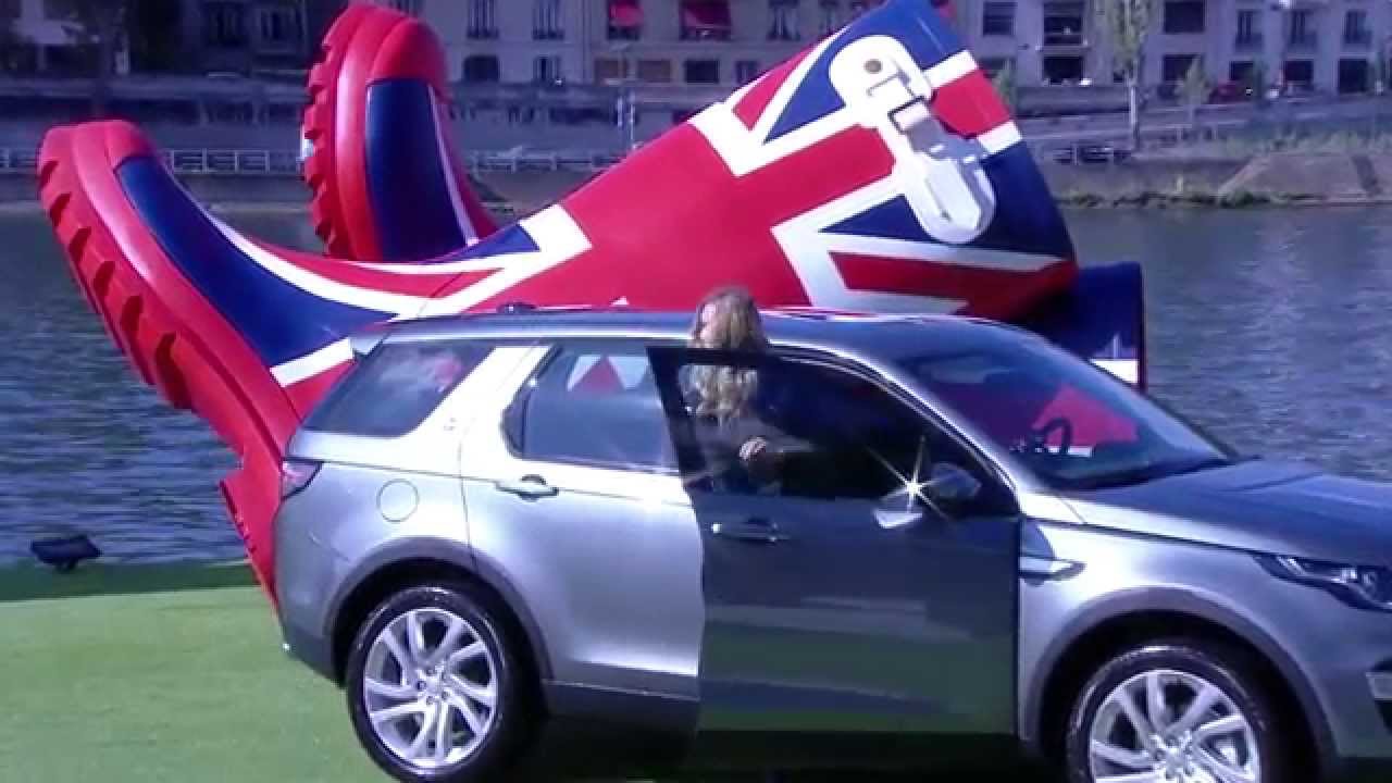 russian movie Новый Land Rover Discovery Sport на Автосалоне в Париже