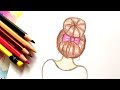 Как Рисовать Девочку Tumblr ♥ How to Draw a Tumblr Girl - Draw hair ♥ Как рисовать волосы