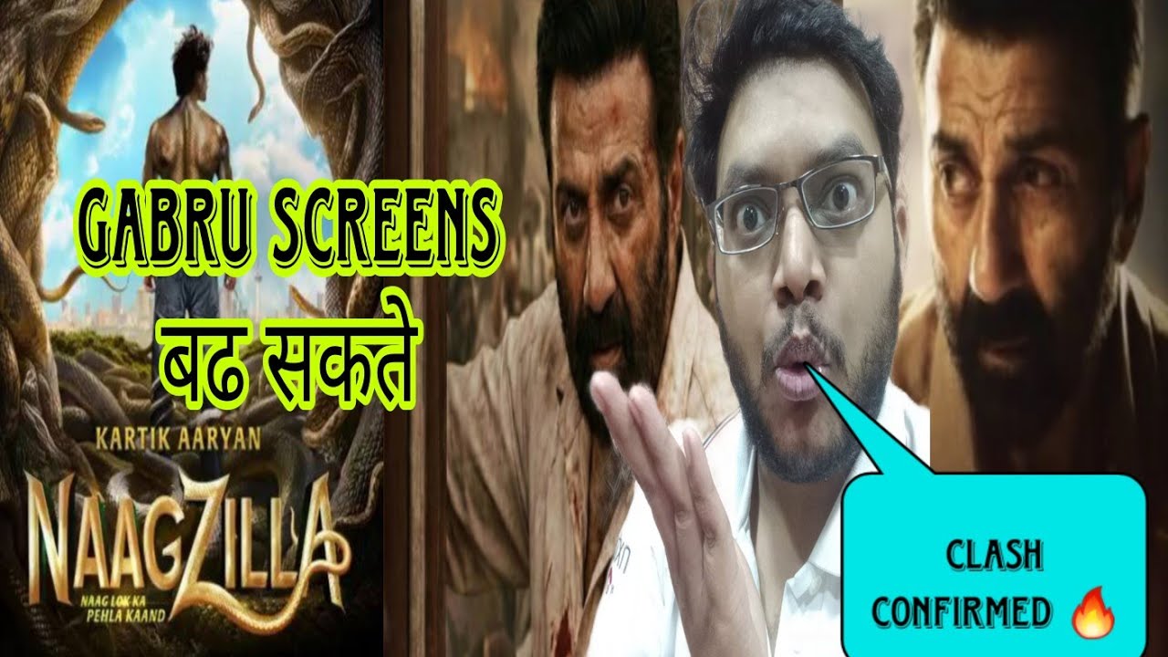 GABRU TEASER RELEASE DATE | LAHORE 1947 VS NAAGZILLA CLASH CONFIRMED | SUNNY DEOL| GABRU SCREEN NEWS