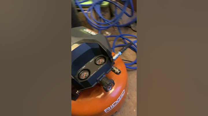 Ridgid Pancake Air Compressor!