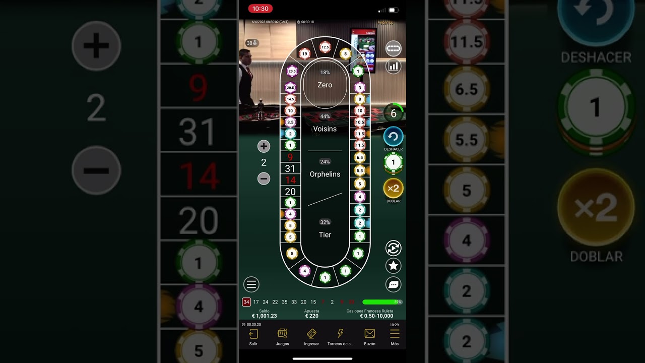 Ruleta casino 1000€