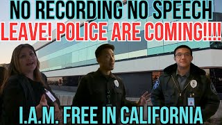 NO RECORDING NO SPEECH - LEAVE! POLICE ARE COMING!!!!