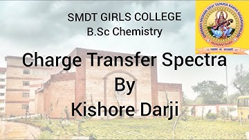 Charge Transfer Spectra by Kishore Darji #SMDTKM