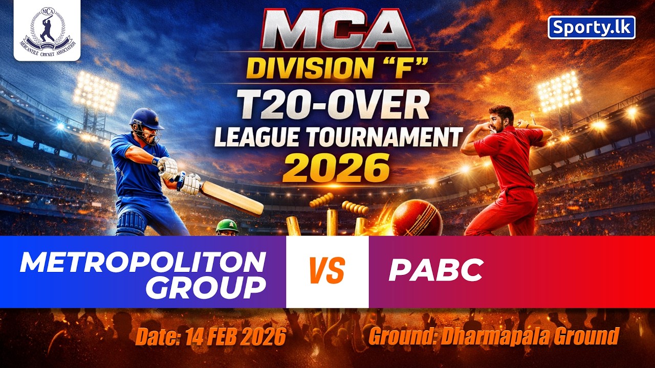 🔴 LIVE | METROPOLITON GROUP 🆚 PABC | MCA DIVISION "F" T20-OVER LEAGUE TOURNAMENT 2026