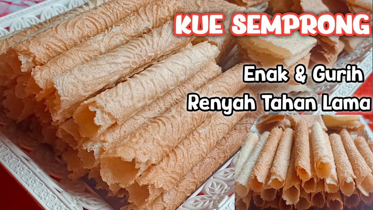 KUE WAJIB ADA SAAT LEBARAN‼️ KUE SEMPRONG ENAK GURIH RENYAH TAHAN LAMA