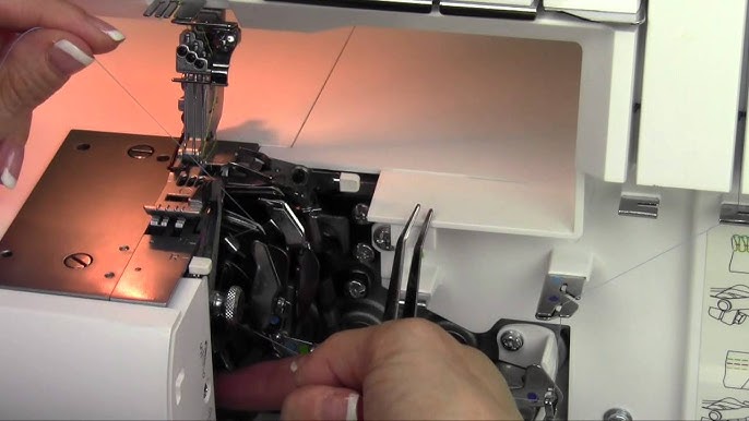 Einfädeln Husqvarna Viking S15 Overlock #overlockmachine #sewingmachine -  YouTube