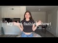 Get ready with me for my first fashion show!
