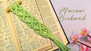 Easy DIY how to make macrame bookmark || Macrame tutorial