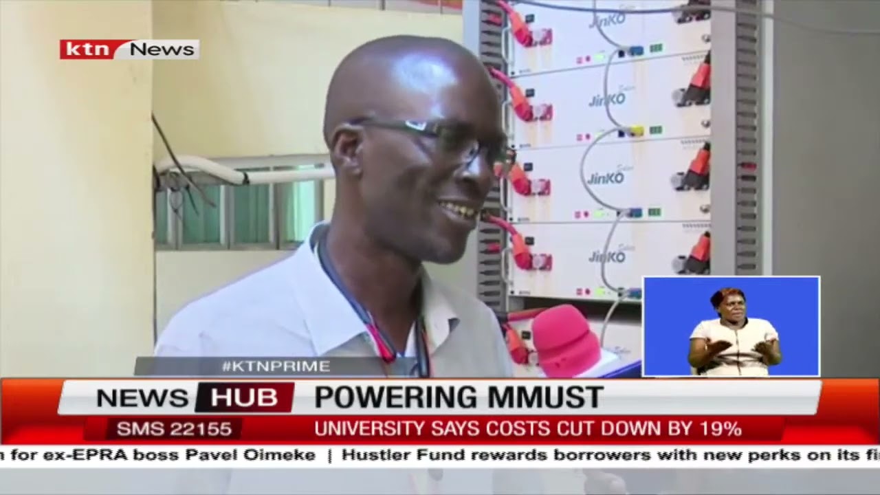 Masinde Muliro University cuts its cost of power as they turn to solar energy