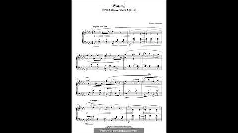 Schumann Warum op.12#3 Mikhail Arkadev  Шуман Отчего ор,12 №3  играет Михаил Аркадьев