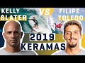 FILIPE TOLEDO Battles KELLY SLATER the GOAT @ the 2019 Corona Protected FULL HEAT REPLAY