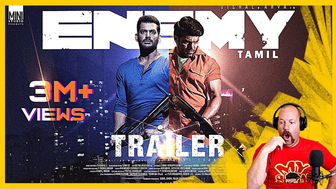 Enemy Trailer Reaction | Vishal & Arya | Dad's Den Reaction