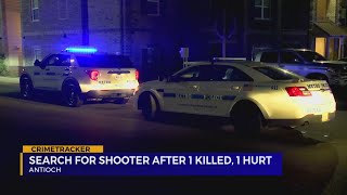 1 dead, 1 injured after shooting at Antioch apartment complex