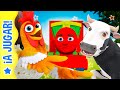 Toc Toc - Tren de Colores y Más Juegos con Bartolito y La Vaca Lola | A Jugar