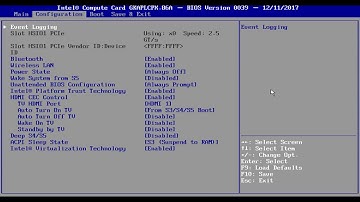 Intel Compute Card CD1C64GK BIOS