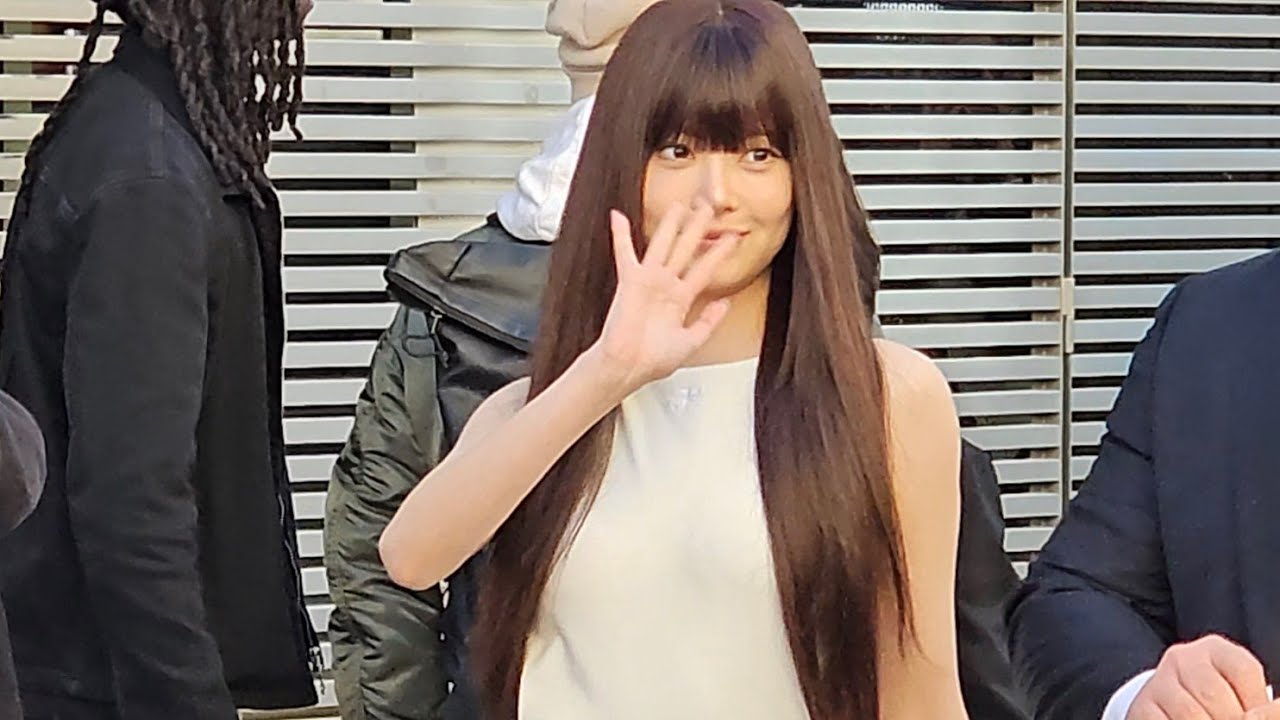 LESSERAFIM Hong Eunchae 홍은채 @ Courreges Event for the Paris Fashion Week