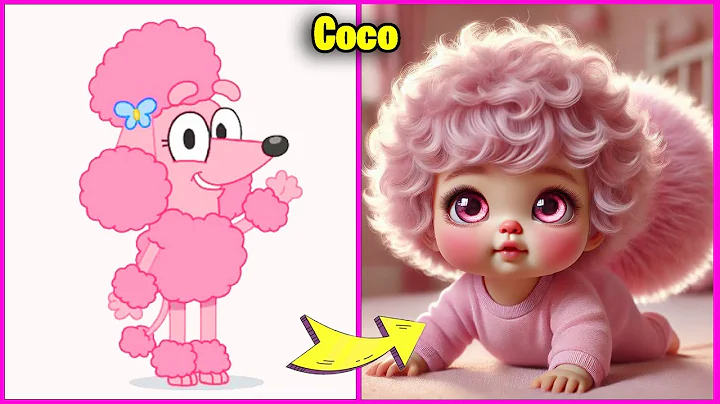 Bluey Characters As Babies + Guess The Voice Quiz + Their Favorite Drinks, Snack & More | Coco