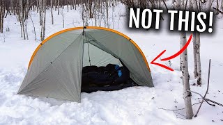 How To Stay Warm And Survive Winter Camping!