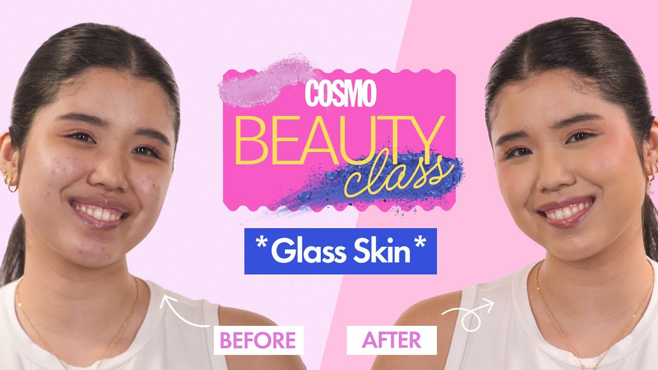 How to Achieve the *GLASS SKIN* Look with Makeup Artist Kristel Yap | Cosmo Beauty Class