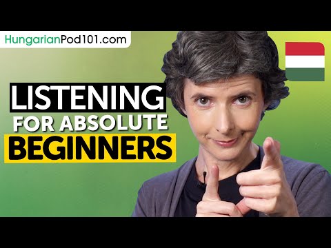 Hungarian Listening Practice for Absolute Beginners