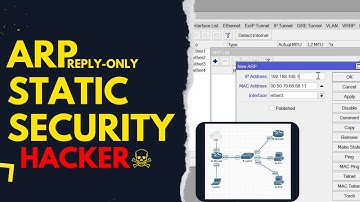 Mencegah Hacker dari ip dan Mac address menggunakan static arp reply only pada jaringan mikrotik