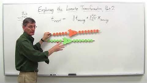 Exploring the Lorentz transformation part 2   Stanford University   Coursera