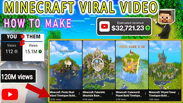 HOW TO MAKE MINECRAFT VIRAL VIDEO | TIMELAPSE SHORT VIDEO