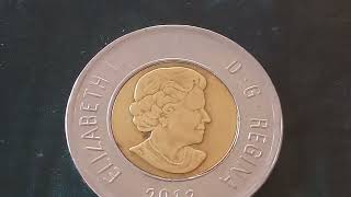 ? $ 90,500,00 ?Very Rare and Expensive Error Coin Elizabeth II 2 Dollars 2012 Canada