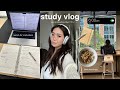 STUDY VLOG 📝  productive days in my life, university days, mid-term exams, finishing assignments