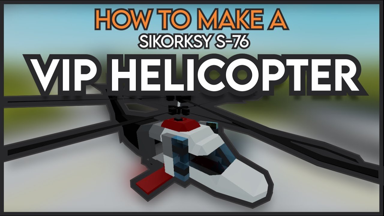 How To Make Vip Transport Helicopter Plane Crazy Tutorial Youtube - helicopter testing on plane crazy roblox youtube
