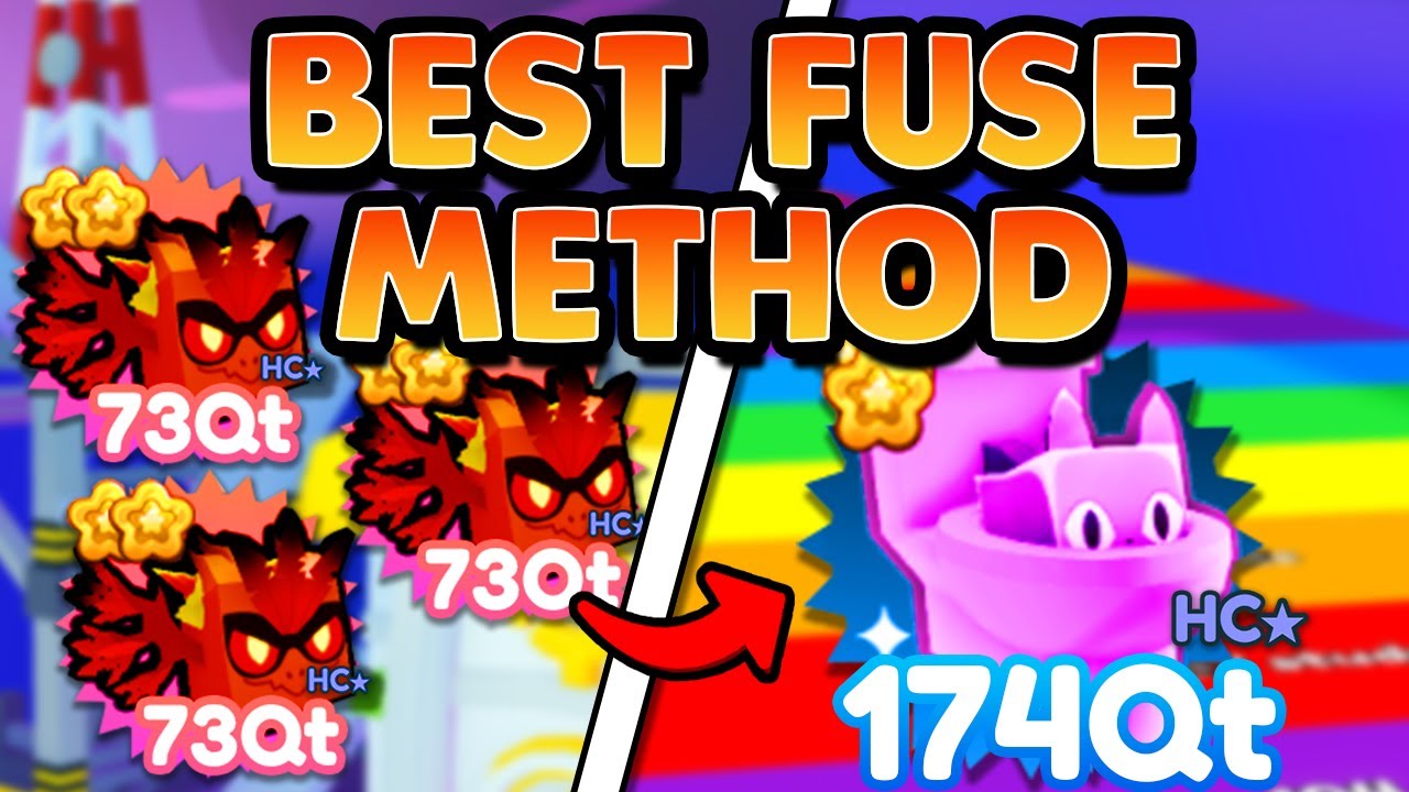 *NEW* BEST FUSE METHOD To Get STRONGEST PET In PET SIMULATOR X! BEST