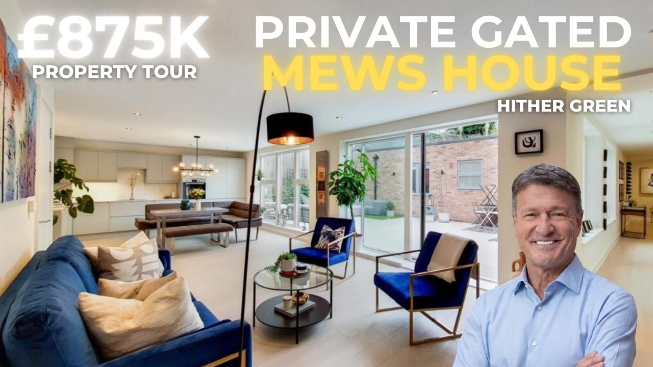 Hidden Gated Mews House in London | Unique Courtyard Home in Catford (£875K)