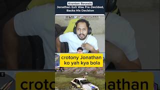 KRONTEN BACKS JONATHAN’S BIG DECISION 👀 #Jonathan #Kronten #BGMI #BGMIIndia #Esports #Gaming #S8UL