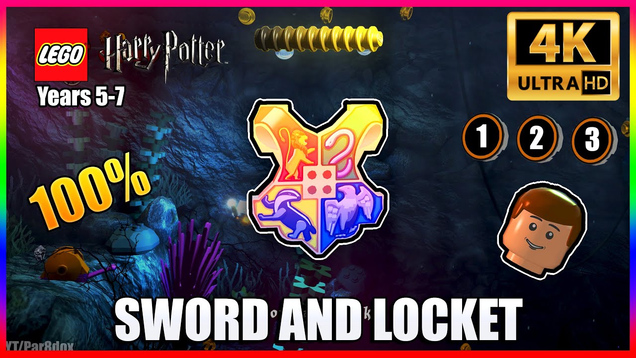 Sword and Locket | Lego Harry Potter | ALL Collectables Walkthrough ...