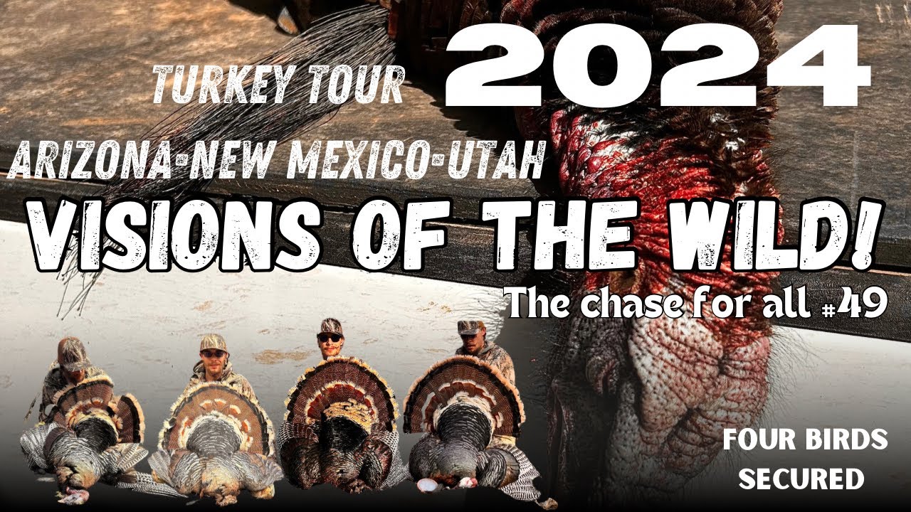 Visions of the WILD! - The chase for 4 mature Toms across 3 states!