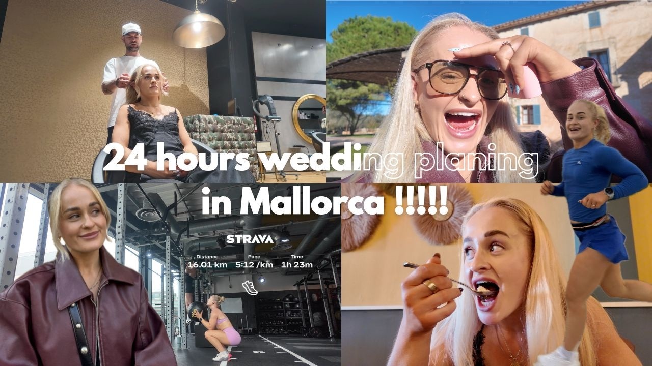 16km run in Mallorca, wedding food tasting & hyrox training vlog !!!