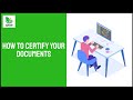 Isfap  how to certify your documents