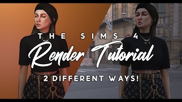 THE SIMS 4 RENDER TUTORIAL | BLENDER 2.80