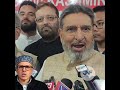Sarkar Hai Kaha, Saabhi pareshaan hai: Altaf Bukhari Lashes out on NC Government !