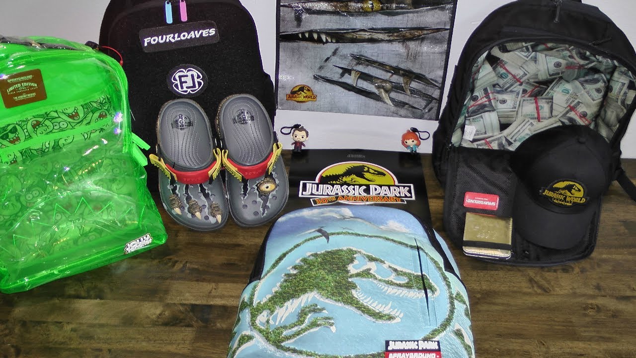 Sprayground Backpack Jurassic Island