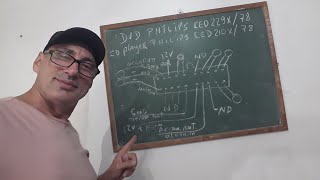 Wiring diagram PHILIPS ced 229x/78 or ced 210x/78 #philips #somautomotivo #autoradio