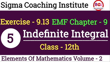 Elements of mathematics class 12 exercise 9.13 complete | How to integrate the quadratic polynomial