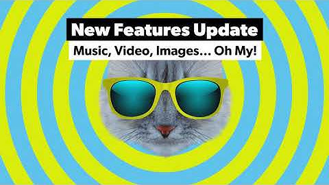 Add Music, Video, & New Image Library - New Features June 2020